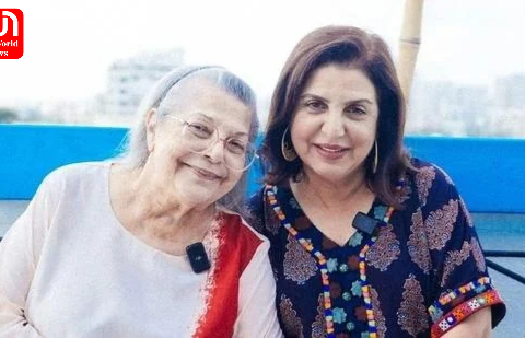 Farah Khan With Her Mother