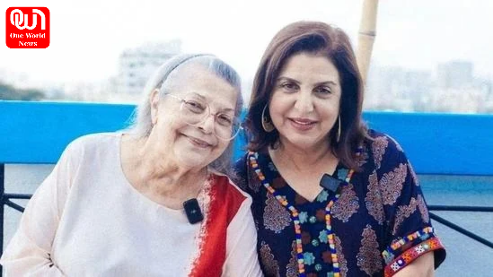 Farah Khan With Her Mother