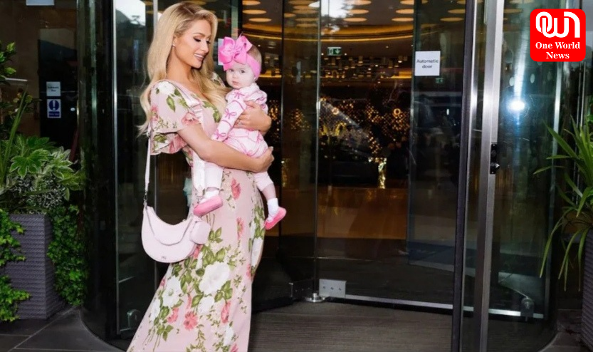 Paris Hilton With Her Daughter