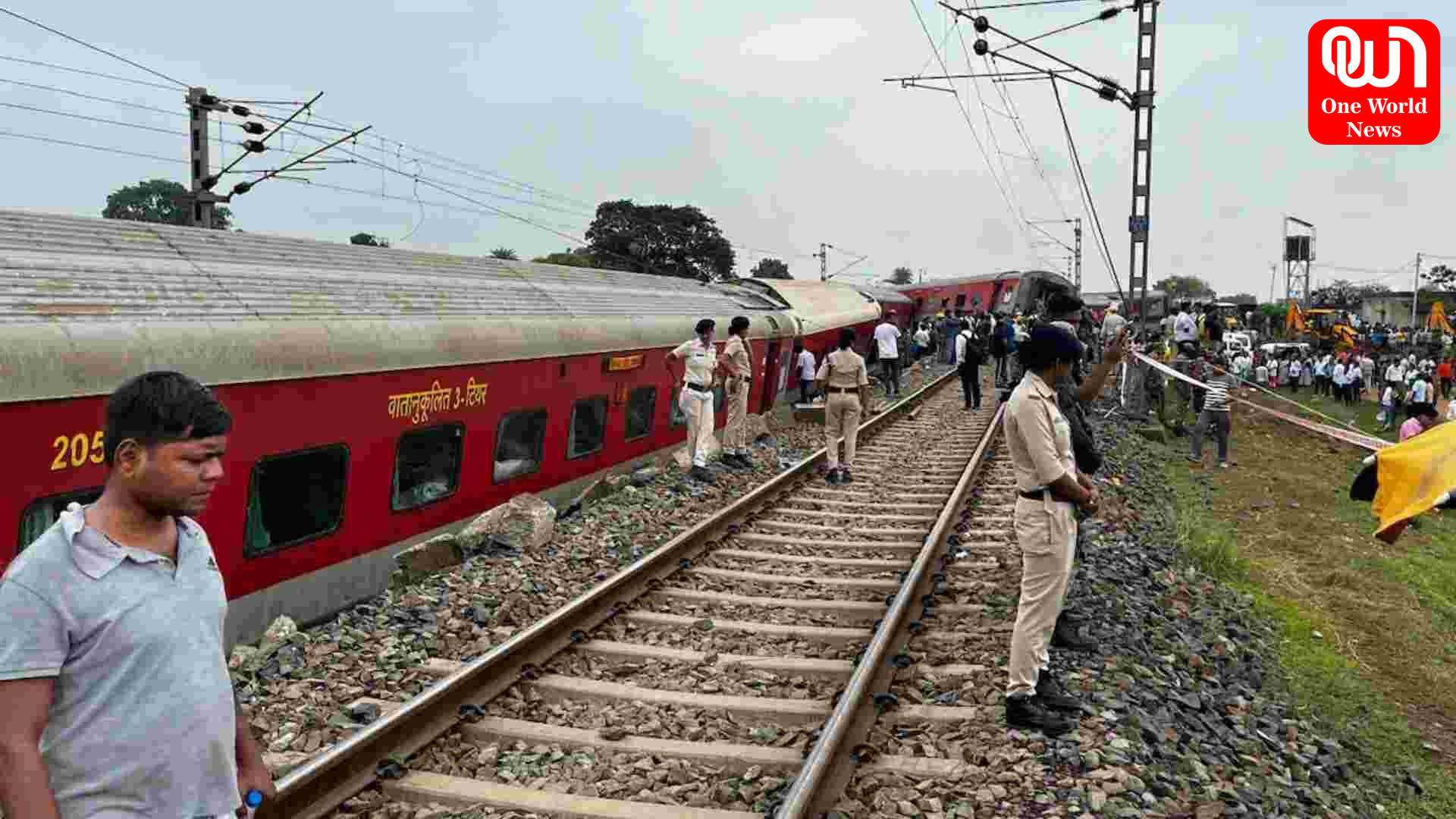 Passenger Train Derails In Jharkhand