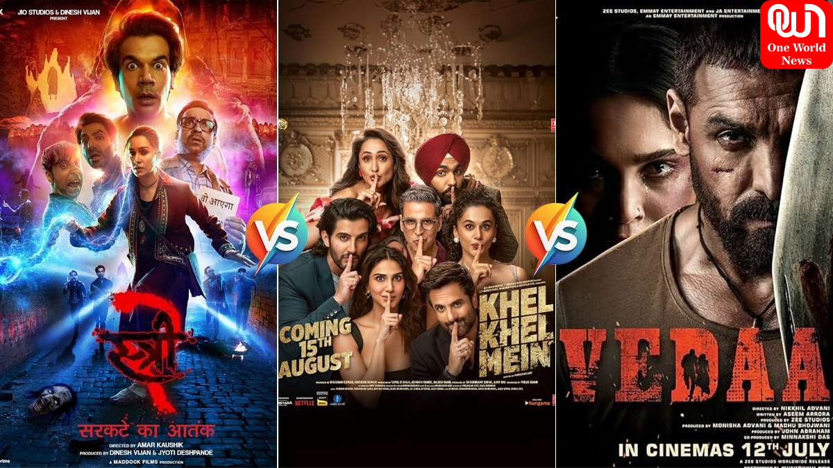 Stree 2 vs Vedaa vs Khel Khel Mein