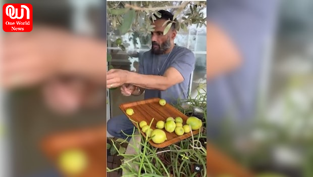 Suniel Shetty Shows Off His Homegrown Lemon