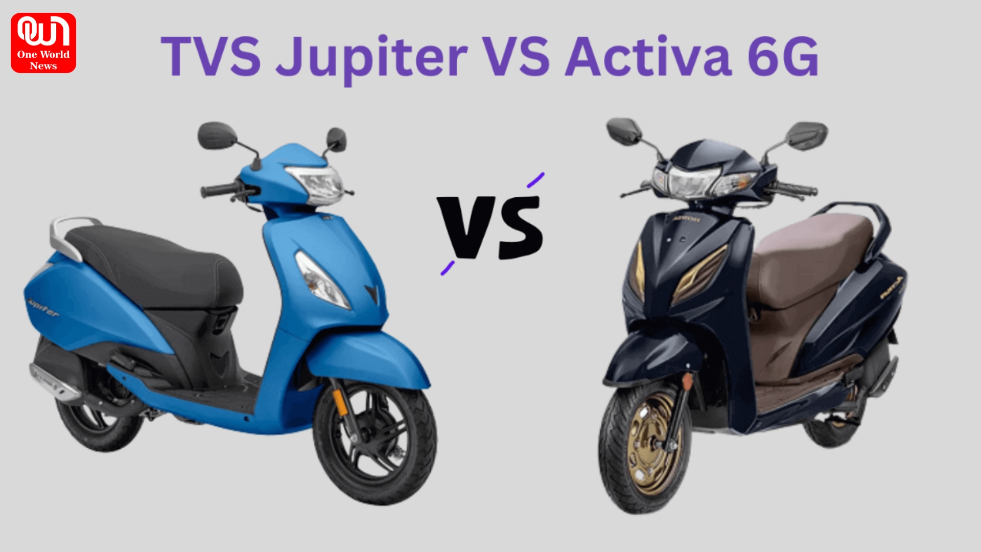 Honda Activa Vs New TVS Jupiter