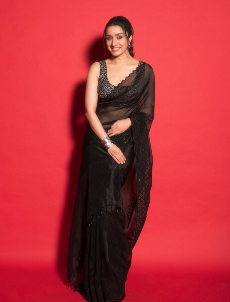 Shraddha Kapoor in Black Saree