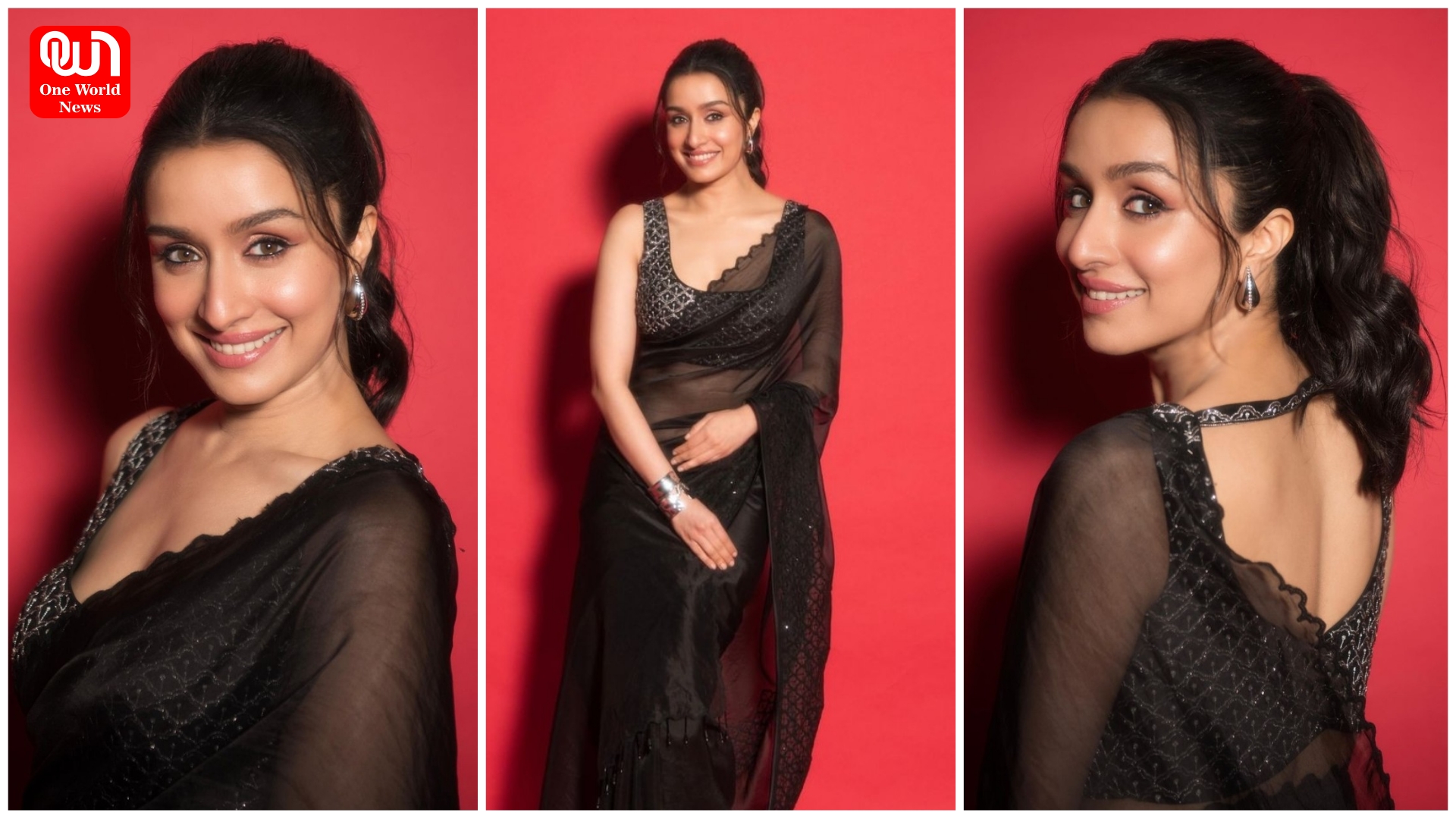 Shraddha Kapoor in Black Saree