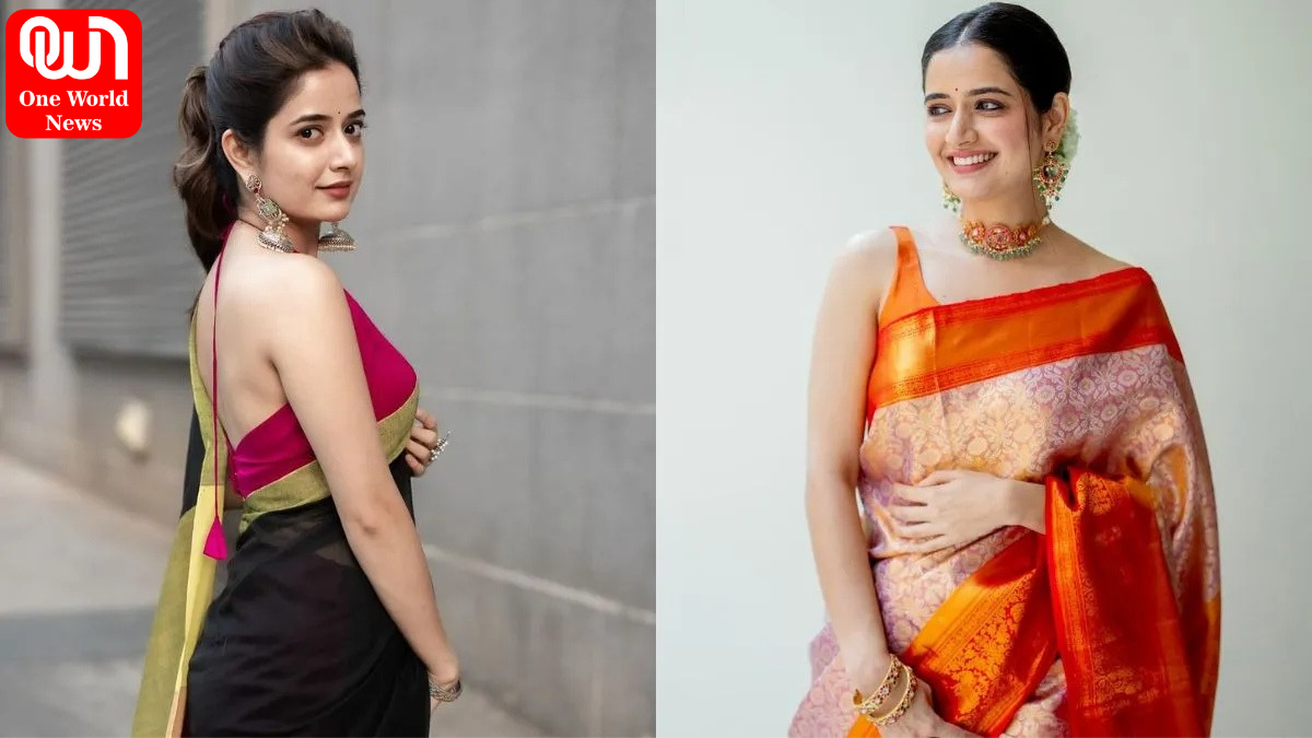 Ashika Ranganath's Saree Blouse Designs