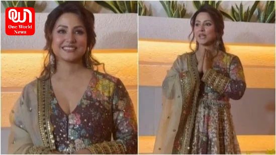 Hina Khan Attends Ekta Kapoors Diwali Bash