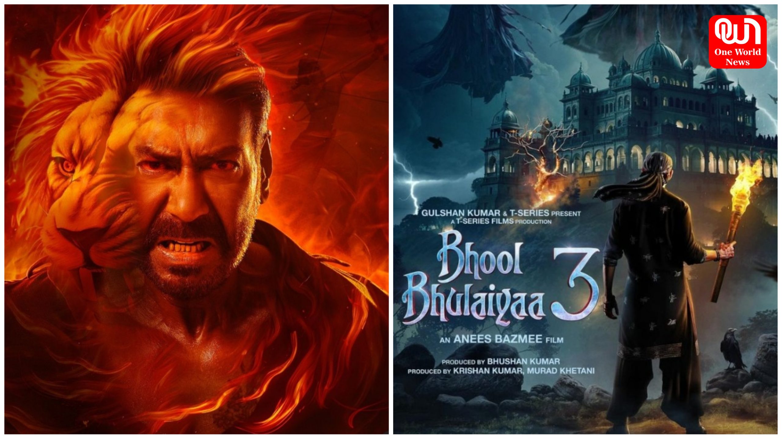 Singham Again VS Bhool Bhulaiyaa 3