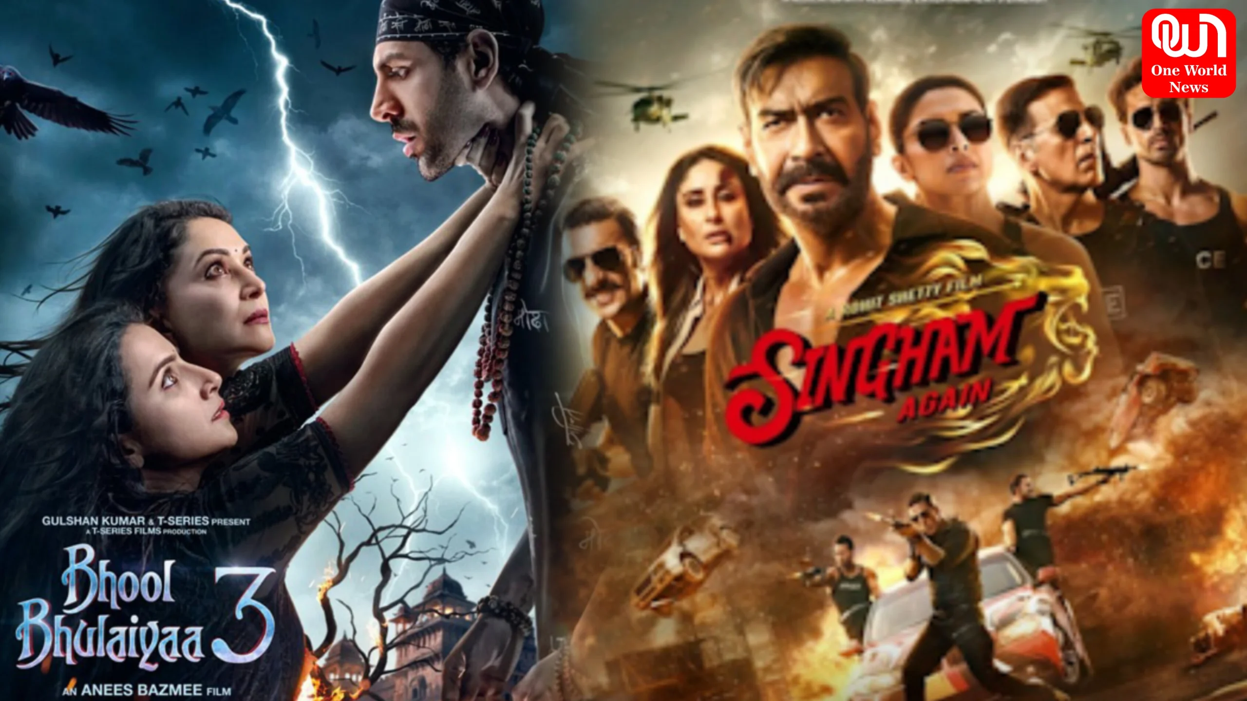 Singham Again Vs Bhool Bhulaiyaa 3 Box Office Collection 8