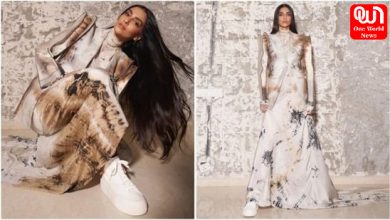 Sonam Kapoor Look Stunning Monochromatic Outfit