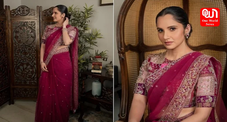 Sania Mirza Saree Look