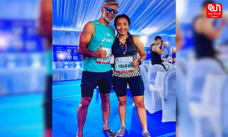 Milind Soman And Ankita Konwar