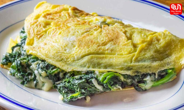 Egg-Spinach Omelette Recipe