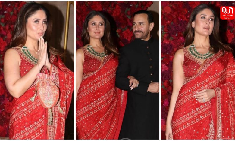 Kareena Kapoor in Red Saree