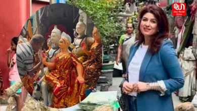 Twinkle Khanna at Kumortuli