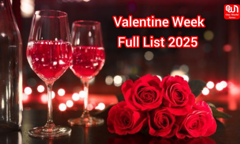 Valentine Week Full List 2025