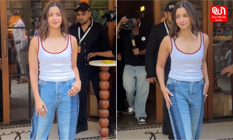 Alia Bhatt Denim Look