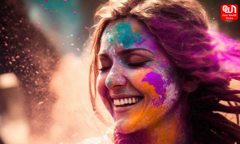 How to remove holi colours