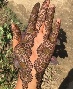 Sheetala Ashtami Special Mehendi Design