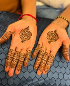 Sheetala Ashtami Special Mehendi Design