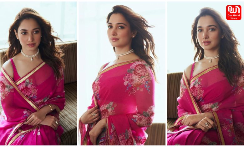 Tamannaah Bhatia Saree Look