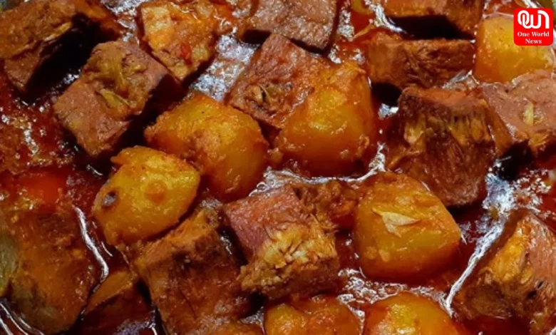 Bihari Style Kathal Aloo Curry