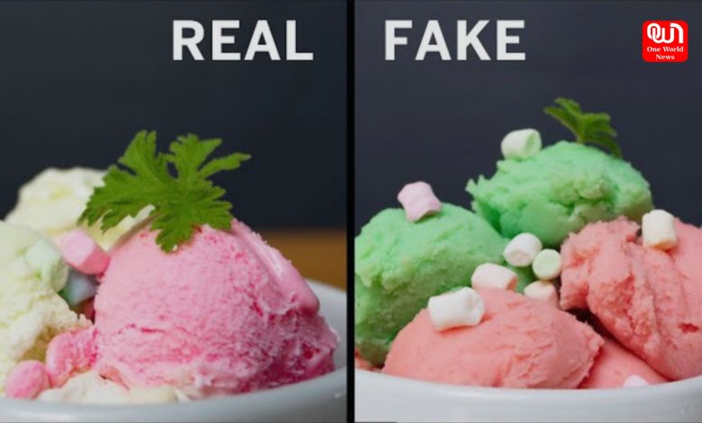 Real vs Fake Ice Cream