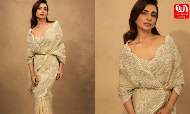 Samantha Ruth Prabhu Saree Look