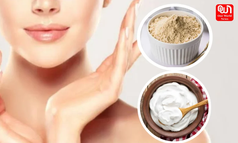 Sattu And Curd for Skin