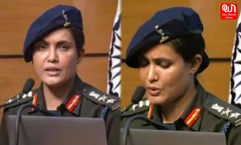 Colonel Sophia Qureshi