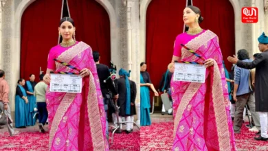Nora Fatehi Saree Look
