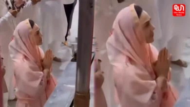 Preity Zinta in Khatu Shyam Temple