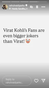 Rahul Vaidya Trolled Virat Kohli