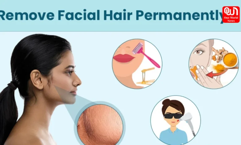 Remove Facial Hair At Home