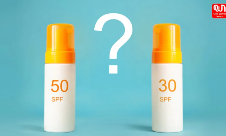 SPF 30 Vs 50