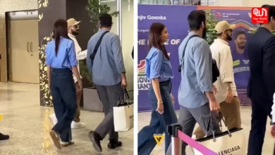 Virat Kohli And Anushka Sharma At Lucknow Airport