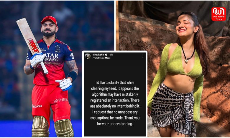 Virat Kohli Clarification