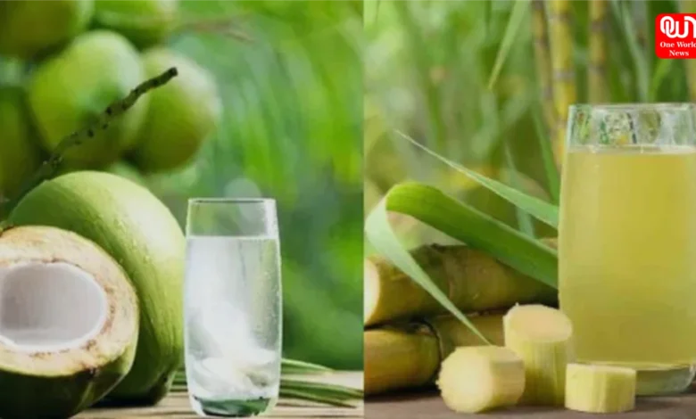 Coconut Water vs Sugarcane Juice
