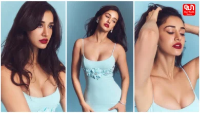 Disha Patani Share Photos In Blue Gown