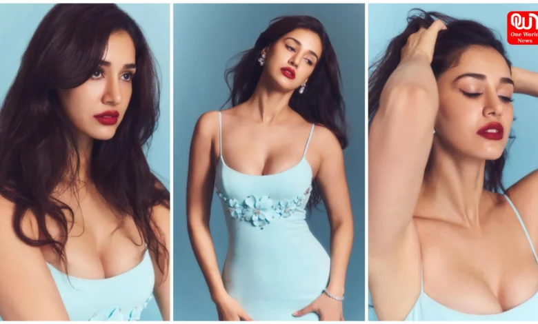 Disha Patani Share Photos In Blue Gown