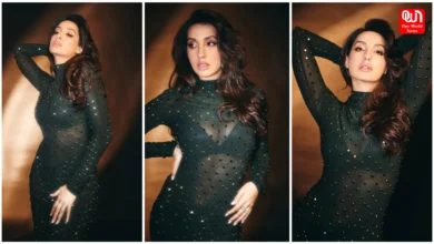 Nora Fatehi In Transparent Dress