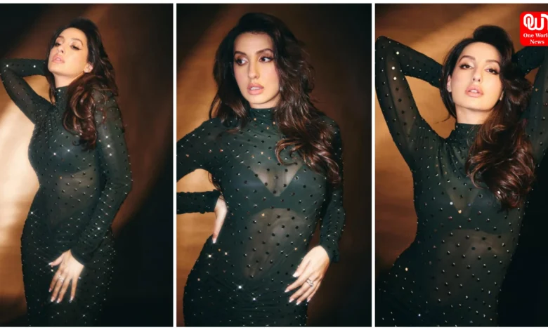 Nora Fatehi In Transparent Dress