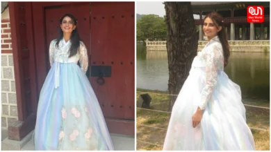 Palak Tiwari In Korean Traditional Dress