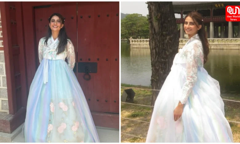 Palak Tiwari In Korean Traditional Dress