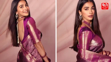 Pooja Hegde Saree Look