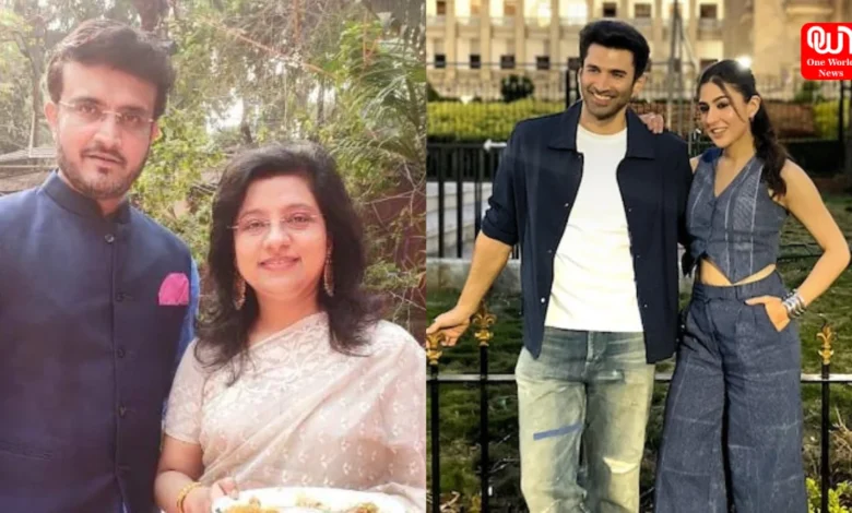 Sara Ali Khan At Sourav Ganguly House