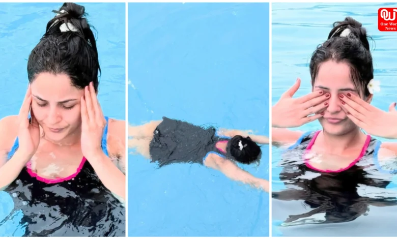 Shehnaaz Gill Pool Pictures