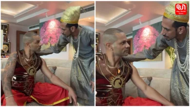Shikhar Dhawan and Yuzvendra Chahal Viral Video
