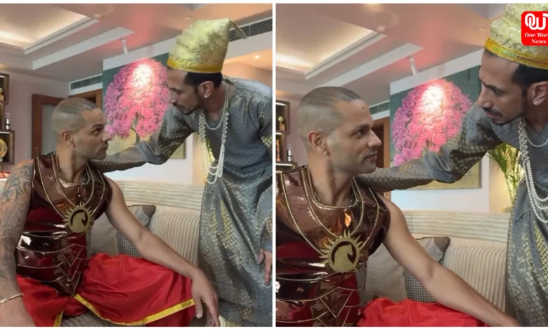Shikhar Dhawan and Yuzvendra Chahal Viral Video