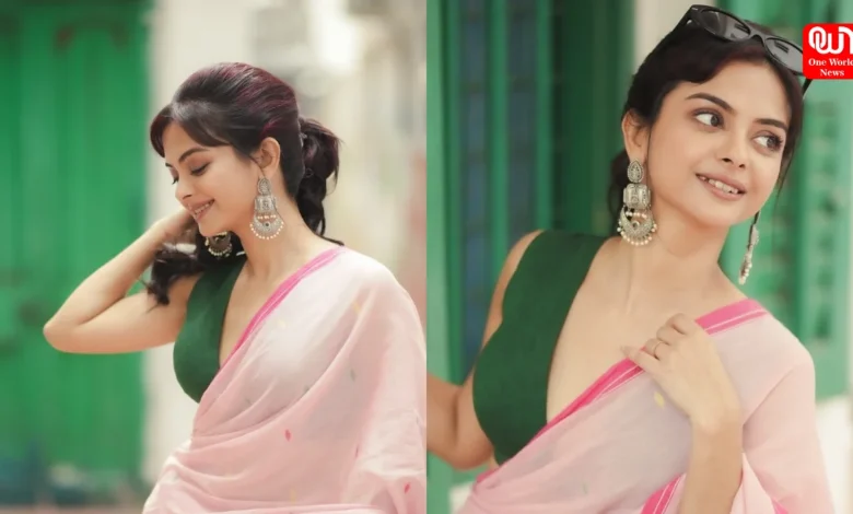 Sholanki Roy Saree Look